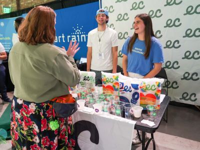 Due to the pandemic, Lucy Hirshland met Earth Brands’ co-founders, Misha Medvedev and Peter Frelinghuysen, in person a full year after being hired. (Contributed photo)