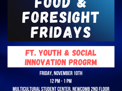 Food & Foresight Fridays ft Youth & Social Innovation Program